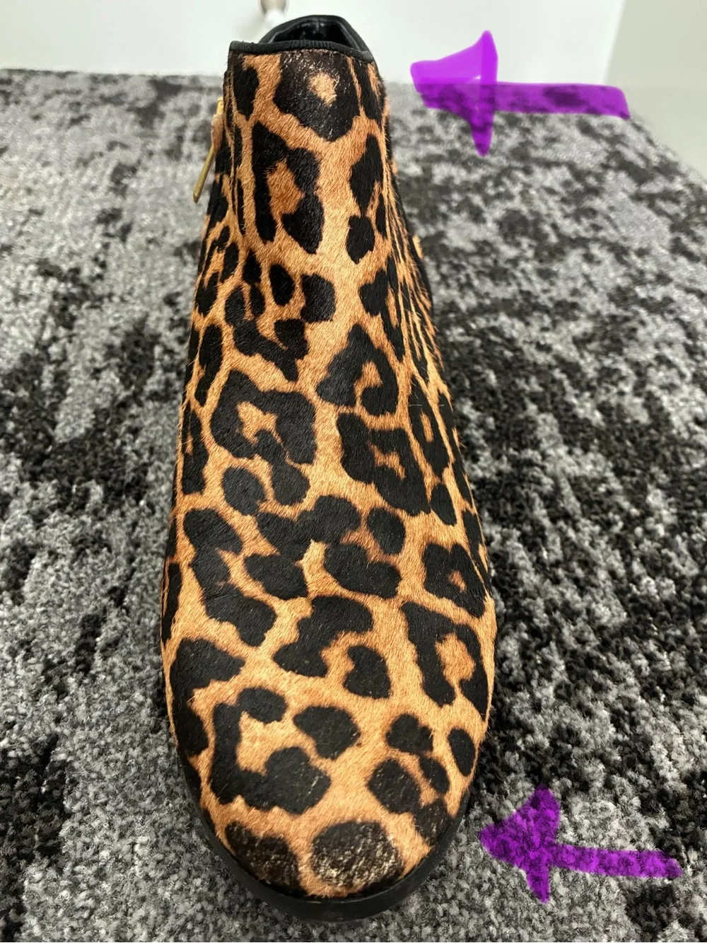Sam Edelman Petty Leopard Brahma Ankle Boots